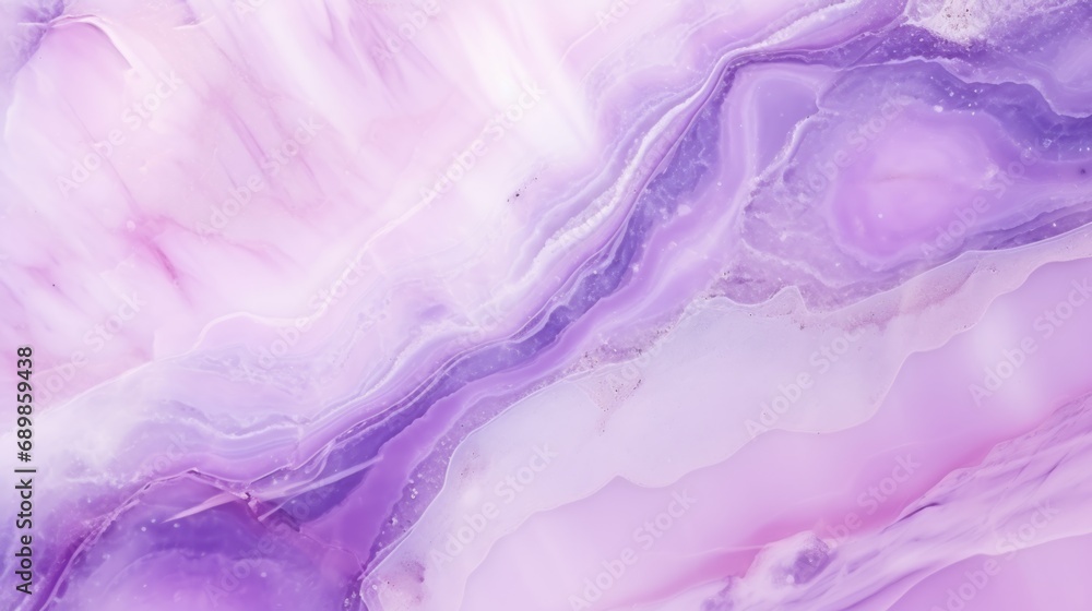 Lavender Marble with Quartzite Horizontal Background. Abstract stone texture backdrop with water drops. Bright natural material Surface. AI Generated Photorealistic Illustration.
