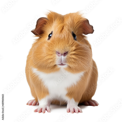 Guinea pig isolated on transparent