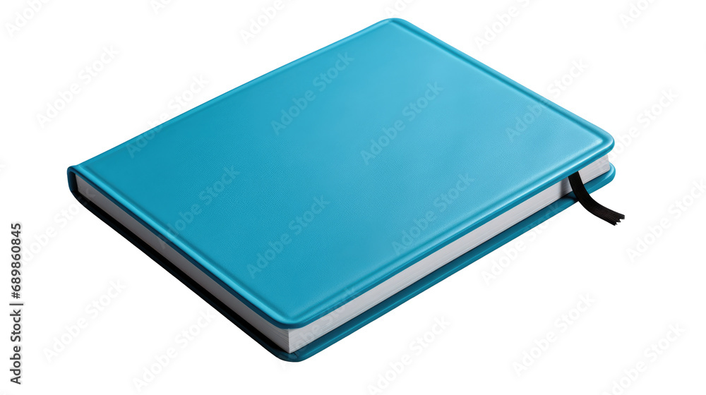 blue closed notebook mockup isolated on transparent blue closed notebook mockup isolated on transparent