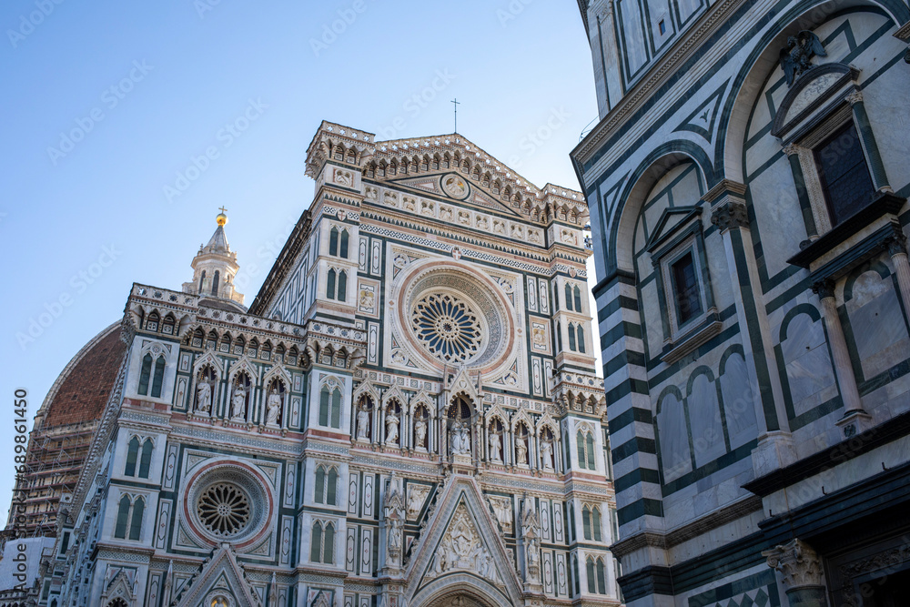 The Cathedral of Santa Maria del Fiore or the Duomo in Florence, Italy