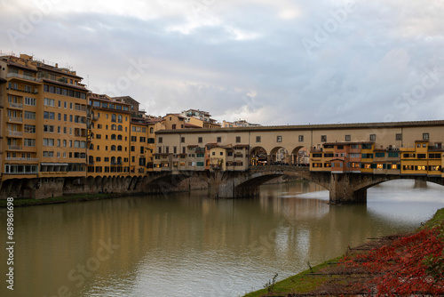 The Ponte Vecchio in Florence, Italy