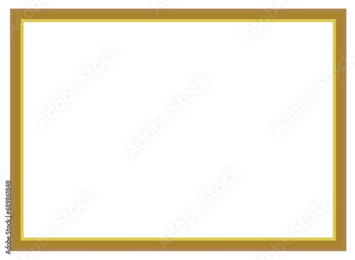 Vintage wooden frame with ornament vector illustration	
