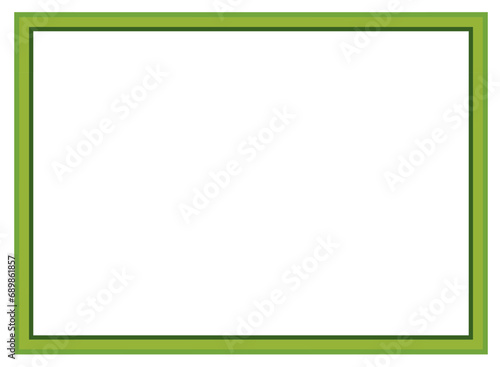 pistachio green frame with ornament vector illustration	
