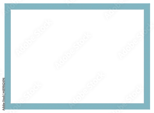 Blue frame with ornament vector illustration	
