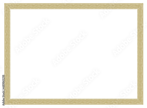 wooden frame with ornament vector illustration	

