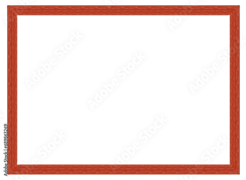 Vintage brown frame with ornament vector illustration	
