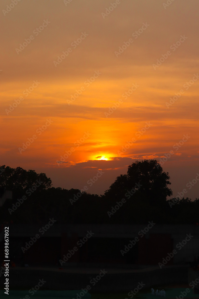 Sunset in the village, spring afternoon, landscape with high mountains, panoramic view, landscape, wallpaper background Sunset in the village, spring afternoon, landscape with high mountains, panoramic view, landscape, wallpaper background
