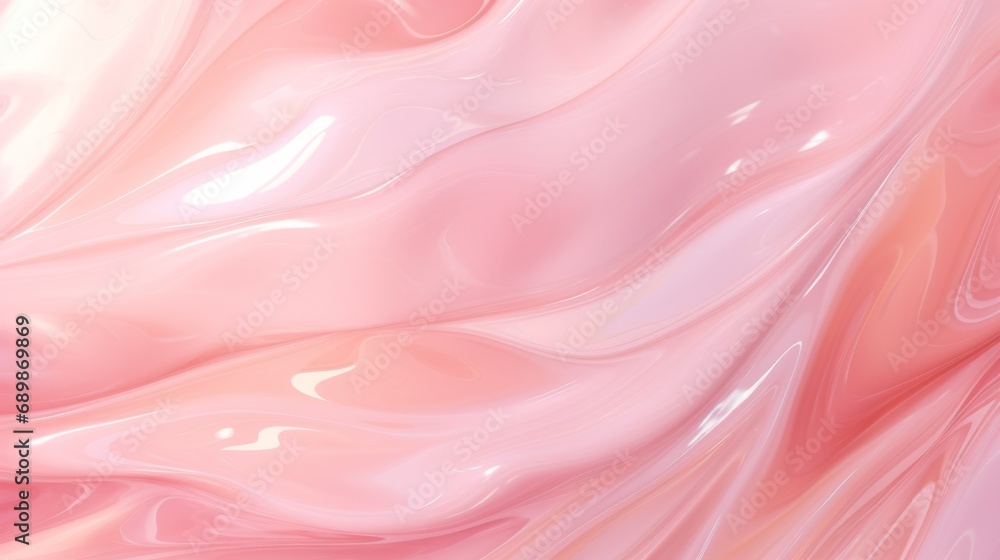 Obraz premium Soft Pink Marble with Fire Horizontal Background. Abstract stone texture backdrop with water drops. Bright natural material Surface. AI Generated Photorealistic Illustration.