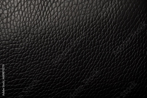 Black Leather Background in Realistic Interior Style. Luxurious and Modern Design with Detailed Leather Texture. Elegant and Sleek Backdrop for Contemporary Interior Concepts