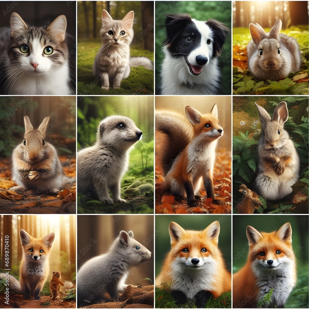 collection of animals collection of animals