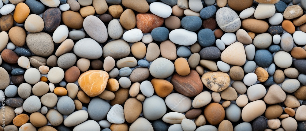 Pebble Beach Shoreline Texture background,a nature texture reminiscent ...