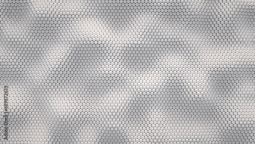 Abstract ivory background from random spheres