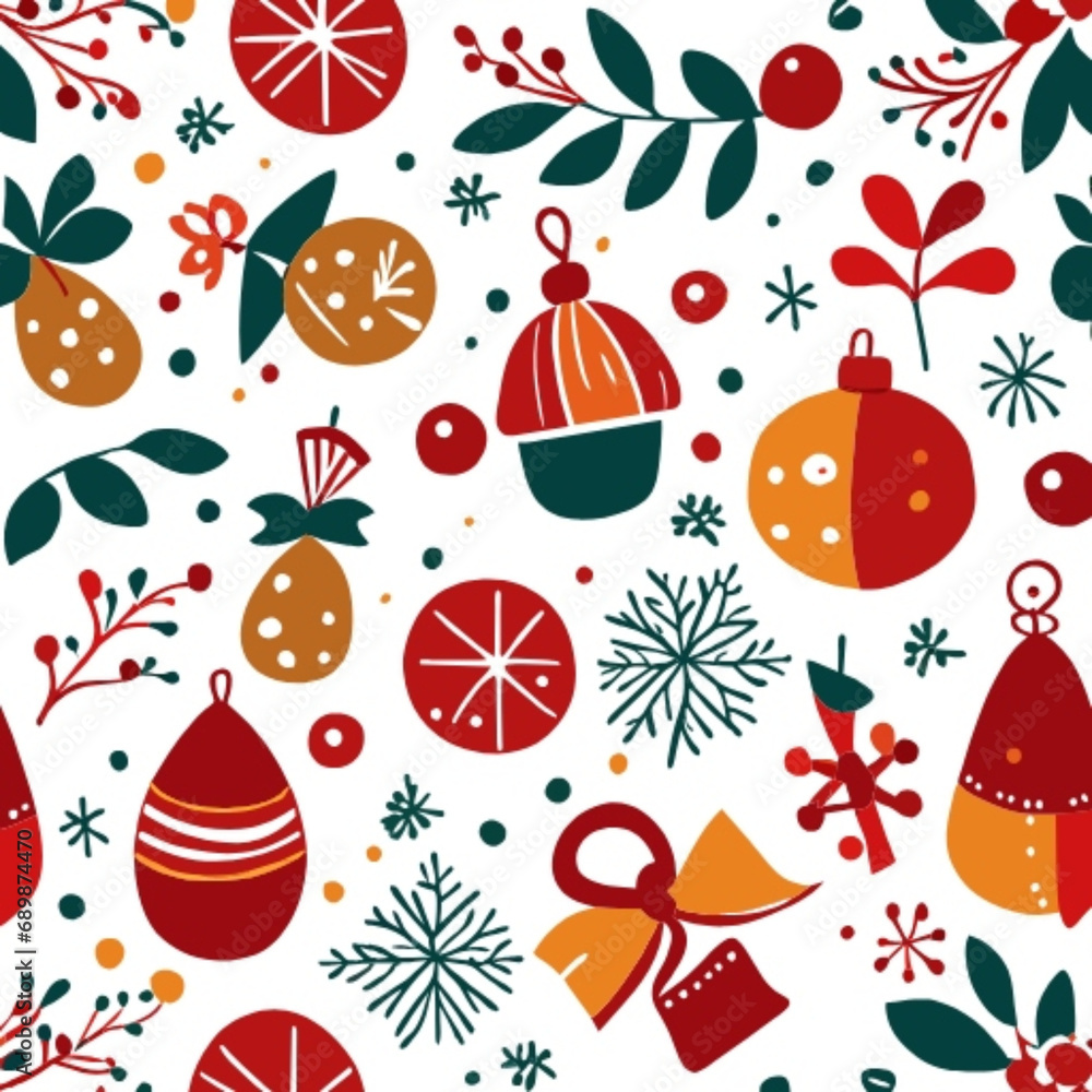 Patrón navidad / dibujo a mano Patrón navidad / dibujo a mano