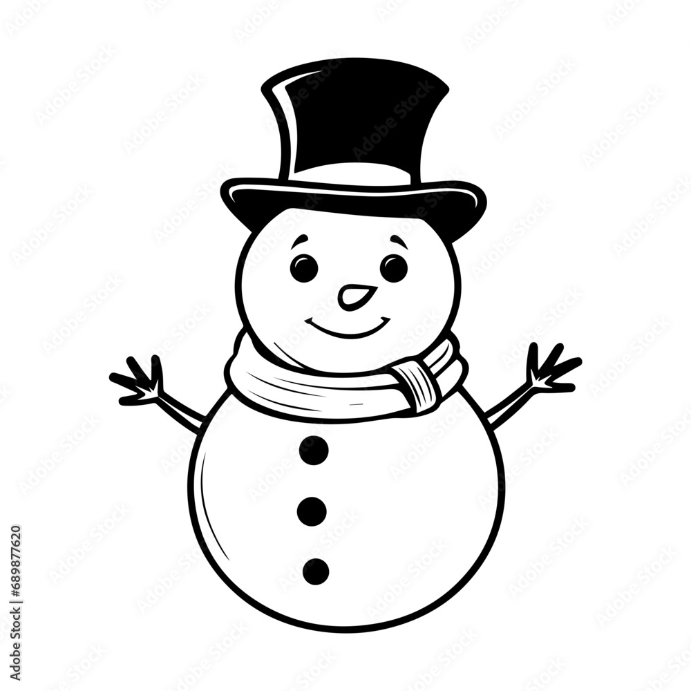 snowman icon. Vector concept illustration for design. snowman icon. Vector concept illustration for design.