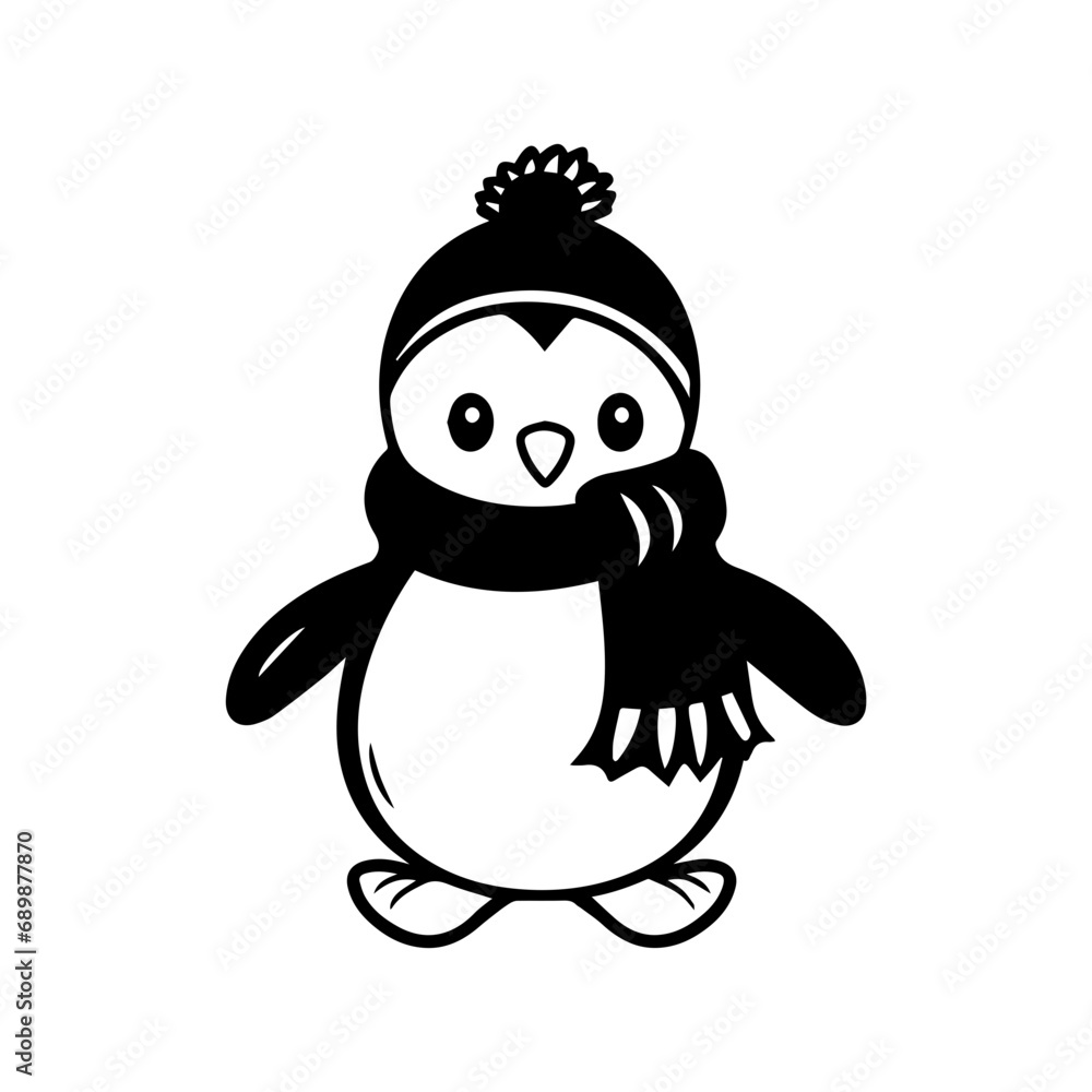 Obraz premium snowman icon. Vector concept illustration for design.