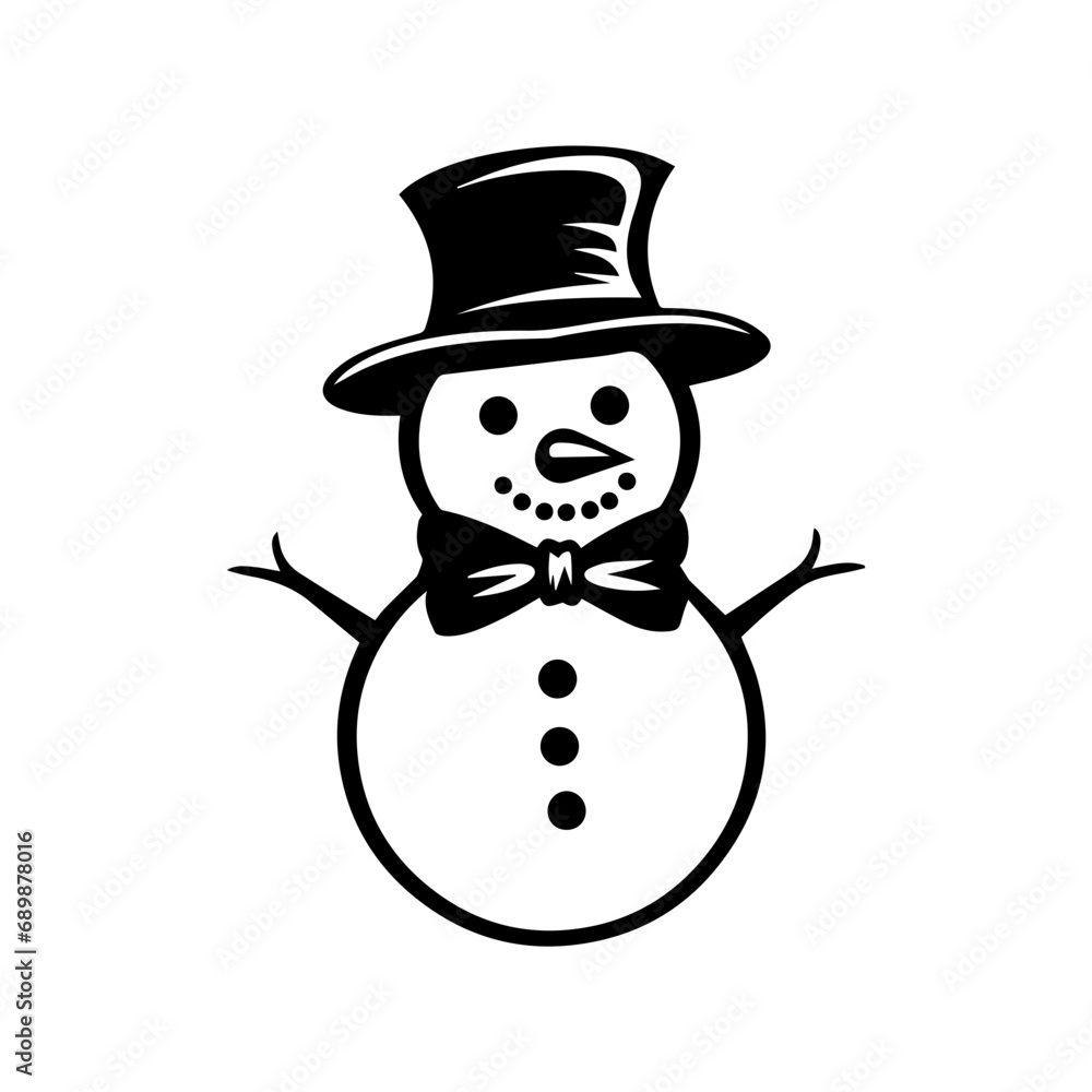 snowman icon. Vector concept illustration for design. snowman icon. Vector concept illustration for design.