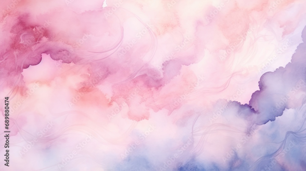 Fototapeta premium Abstract pink watercolor background. Colorful texture.