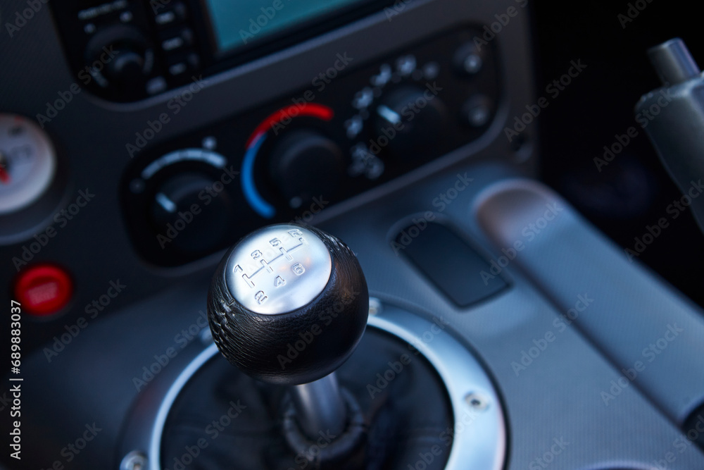 Gear of a sport car Gear of a sport car