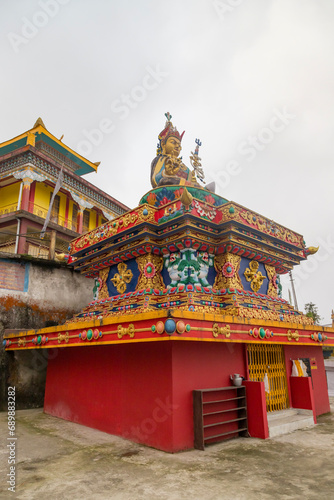 Sandup Targeling Sherpa Buddist Monastry located at sonada near Darjeeling in the state of West Bengal, India.