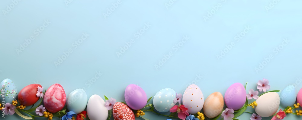 Happy easter background - Sweet pastel color design Happy easter background - Sweet pastel color design