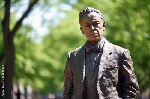 Albert Camus statue photo