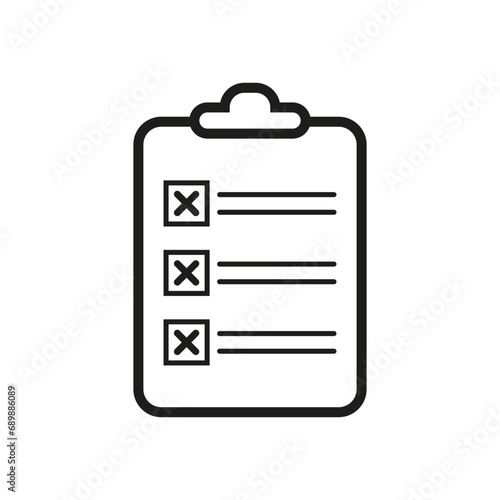 Task non completed done icon. Vector illustration. EPS 10.