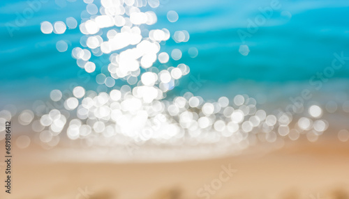 Abstract sea background beach water glistening sun AI generated