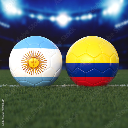 Argentina vs. Colombia Soccer Match