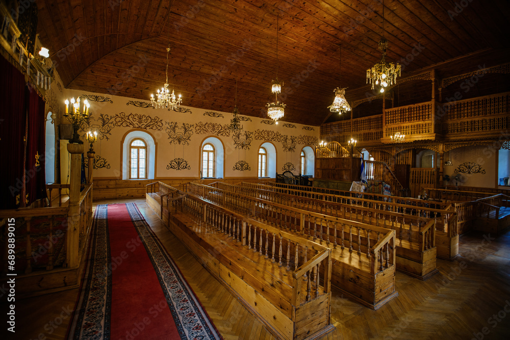 Interior of synagogue in Akhaltsikhe, Georgia Interior of synagogue in Akhaltsikhe, Georgia