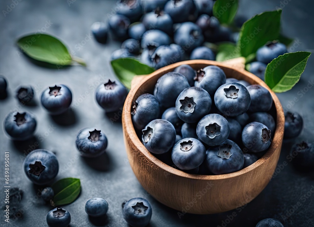 Blueberries on an isolated white background, superfood Blueberries on an isolated white background, superfood