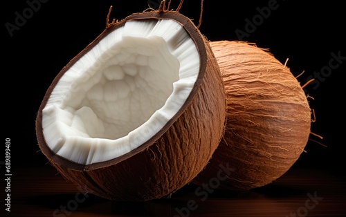 Delicious coconuts, isolate...