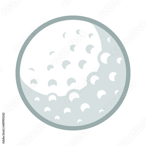 a golf icon is shown on a white background