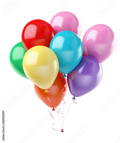 balloons isolated 