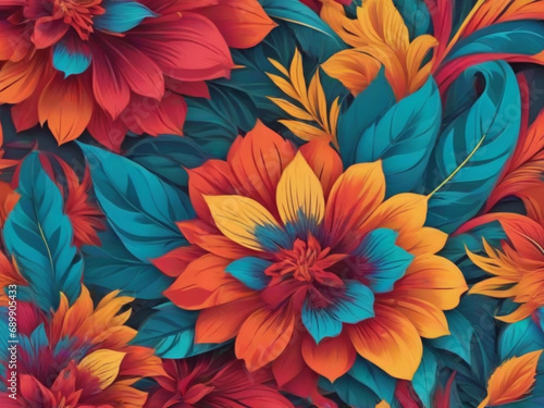 seamless floral pattern background