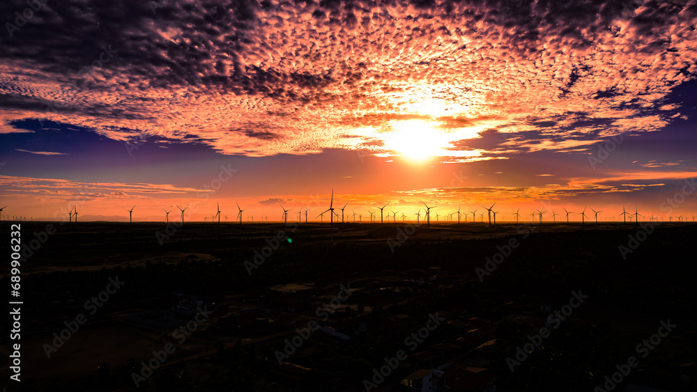 wind power wind farm esg SDG 7 sun carbon footprint CO2 emission reduction	