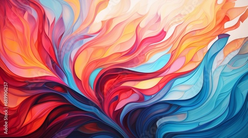 the fusion of vibrant colors in a whirlwind of fluid motion, creating an abstract background that's nothing short of a visual masterpiece.