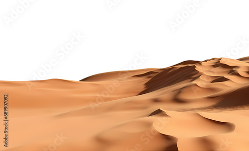 Desert landscape cutout 