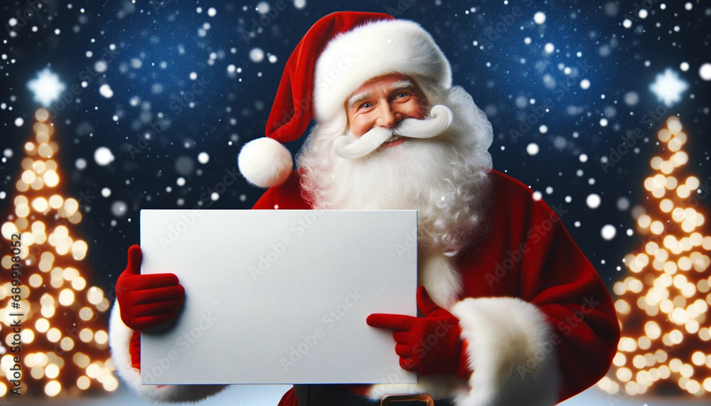 santa claus with whiteboard ホワイトボードを持つサンタクロース santa claus with whiteboard ホワイトボードを持つサンタクロース