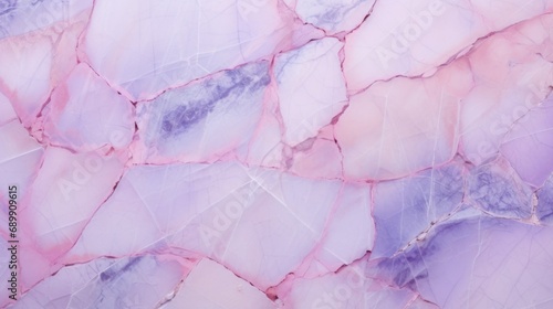 Soft Pink Marble with Tanzanite Horizontal Background. Abstract stone texture with Veins and cracks. Bright natural material aged cracked surface. AI Generated photorealistic Illustration.