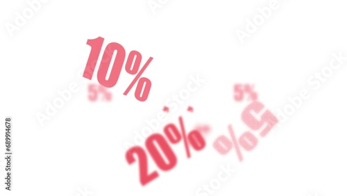 final sale abstract background with big sale percents off coming near and splashing
