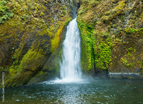 Wahclella Falls and Tanner Creek, Columbia River Gorge, Oregon, USA photo