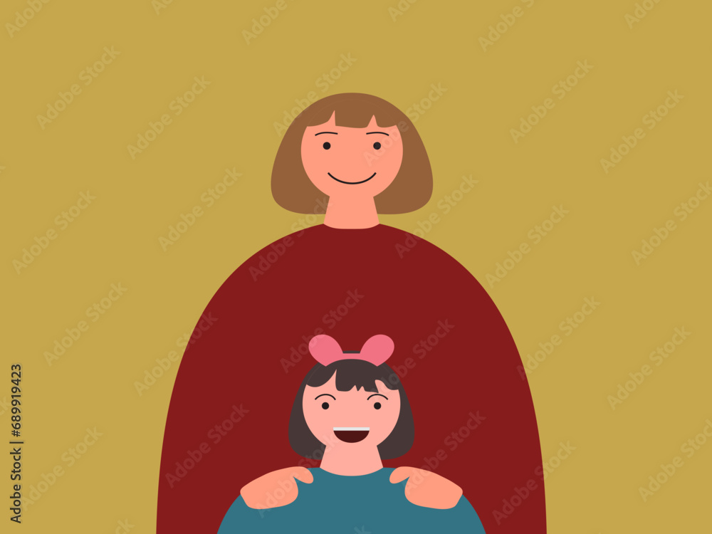 flat design Mother's Day vector illustration flat design Mother's Day vector illustration