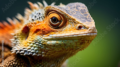 close up of a lizard