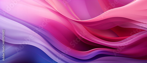 A vibrant, abstract explosion of pink, lilac, purple, magenta, and violet hues, evoking the essence of colorfulness through the fluid, wild lines that resemble a blooming flower in this stunning piec