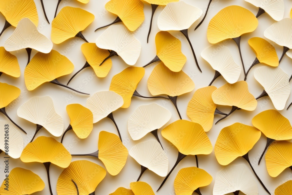 Japanese ginkgo tree pattern, paper background , yellow leaves, peaceful, wallpaper, close up, macro, high resolution organic, natural, nature patterns, arty, craft, graphic design elements set Japanese ginkgo tree pattern, paper background , yellow leaves, peaceful, wallpaper, close up, macro, high resolution organic, natural, nature patterns, arty, craft, graphic design elements set