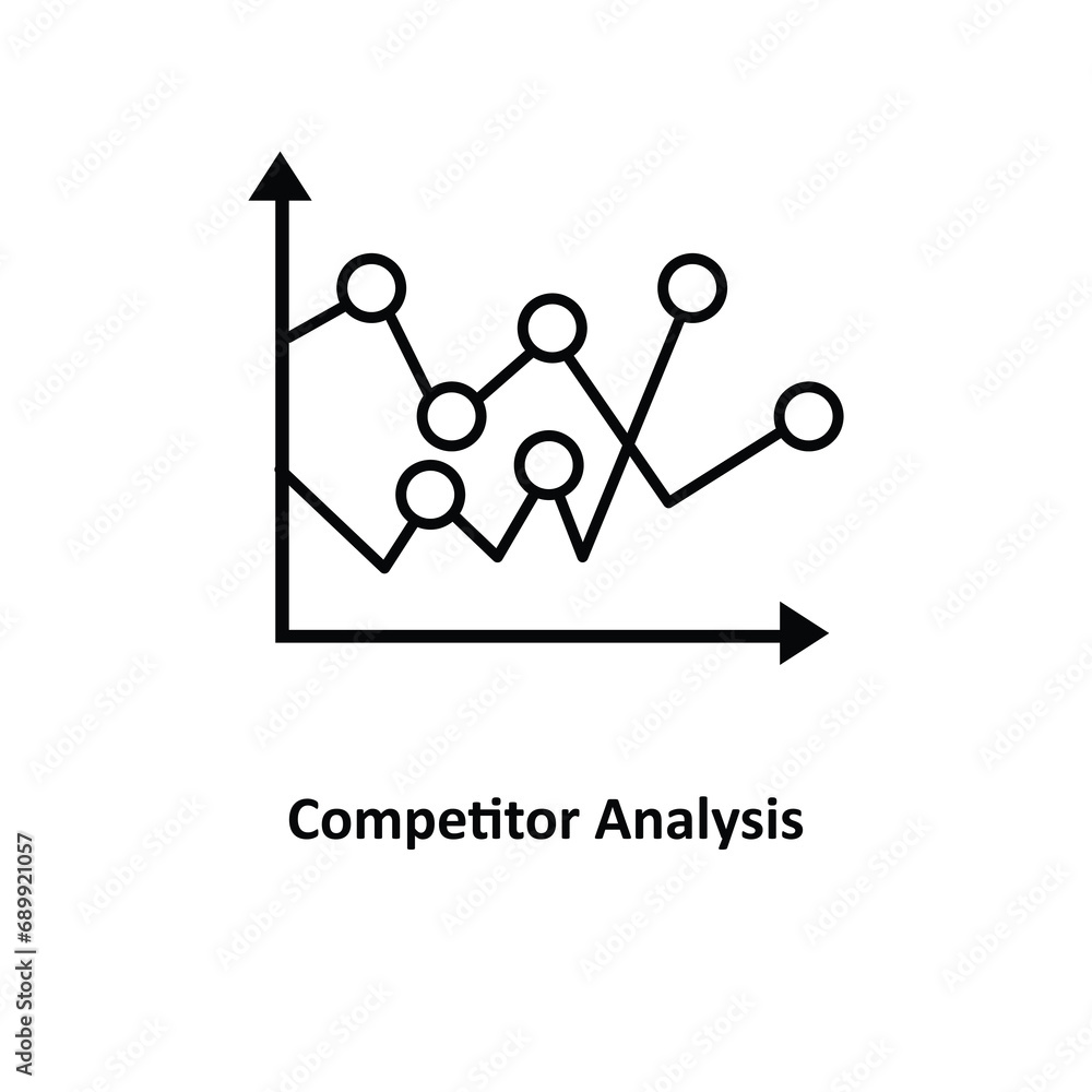 Competitor Analysis icon. Analysis icon for web design, apps, software, flat trendy style illustration on white background..eps Competitor Analysis icon. Analysis icon for web design, apps, software, flat trendy style illustration on white background..eps