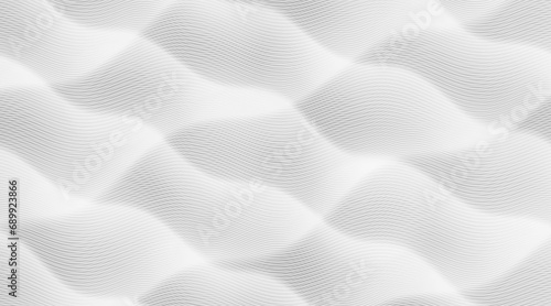 CG background image with white wavy lines