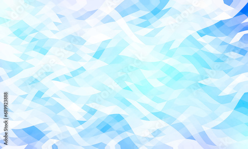 Background image of light blue polygon wave