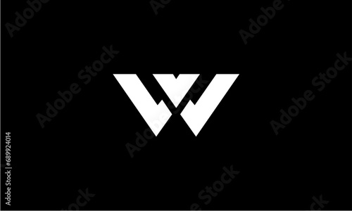 W logo vector photo