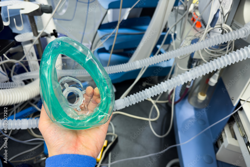 Medical equipment for anesthesia and ventilation in hospitals